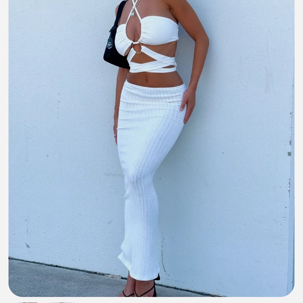 🪩 Outcast Trips Away top & Tulum maxi skirt 🪩